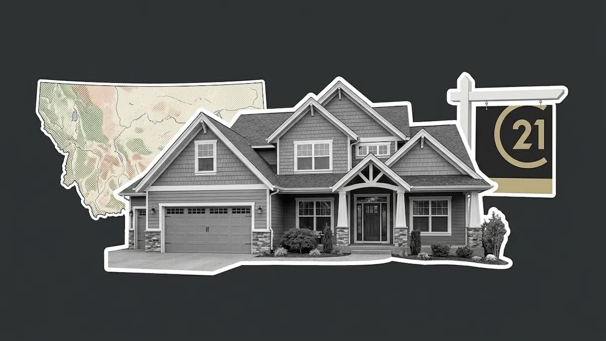 Western Pivot: Century 21 Americana Plants Flag in Montana